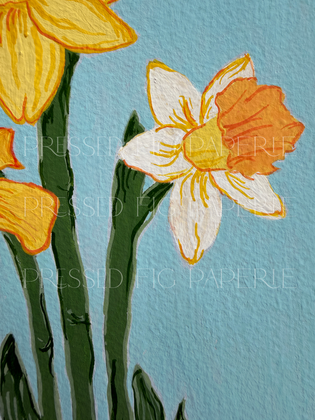 Hope After Winter | Fine Art Gouache Painting | Endometriosis Awareness