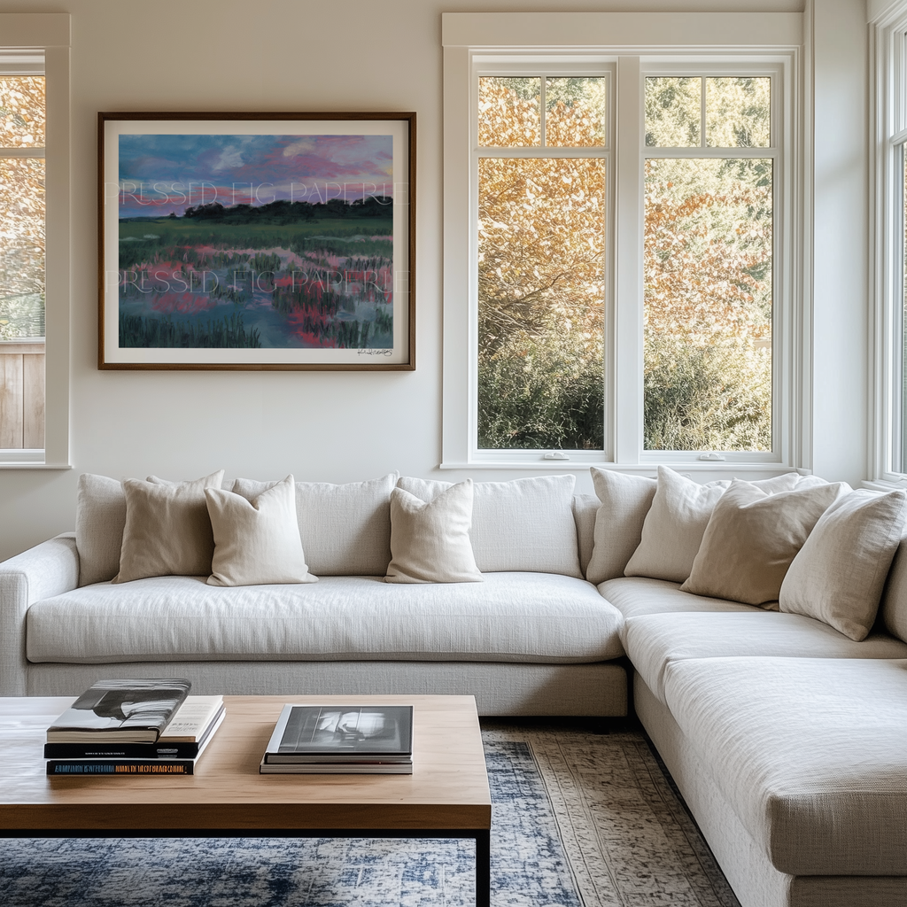 Sunset on Shem | Soft Pastel Fine Art Print